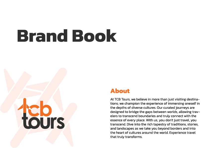 TCB Tours üçün Brendinq Layihəsi